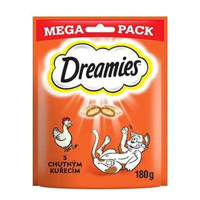 Dreamies kočka pochoutka mega pack kuřecí 180g