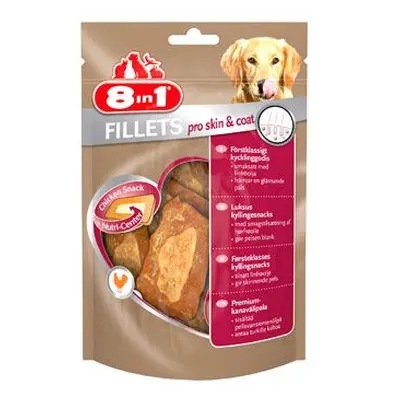 Pochoutka 8in1 fillets pro skin&coat S 80g