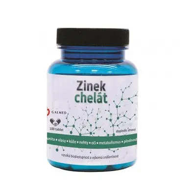 Zinek Chelát 15mg 100 tablet Galmed