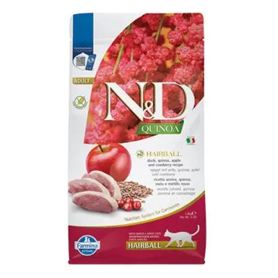 N&d Quinoa Cat Hairball Duck & Cranberry 1,5kg