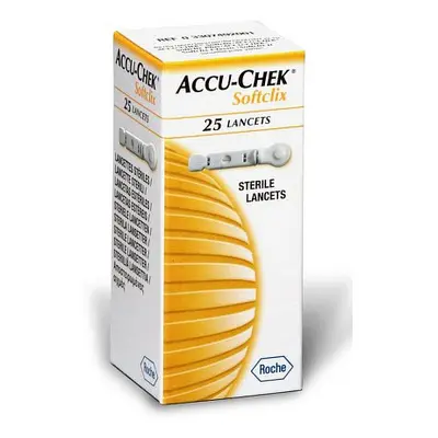 Lancety Accu-chek Softclix 25 inz.režim,lancety pro odběr kapilární krve,25ks