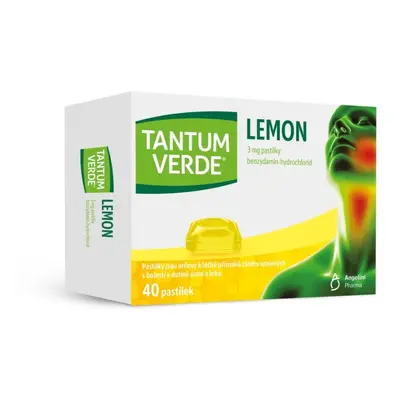 Tantum Verde Lemon 3 mg 40 pastilek