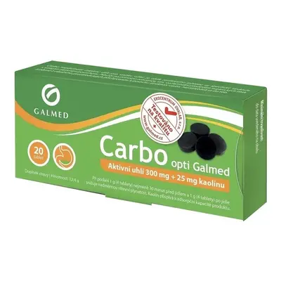 Carbo medicinalis opti 20 tablet 300mg Galmed