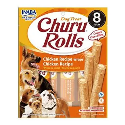 Churu Dog Rolls Chicken Wraps Chicken 8x12g