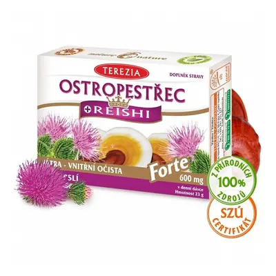 Terezia Ostropestřec+reishi Forte Cps.60