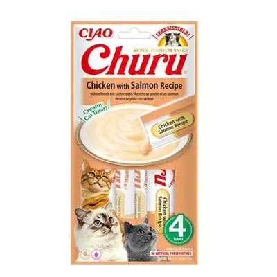 Churu Cat chicken with salmon recipe 4x14g