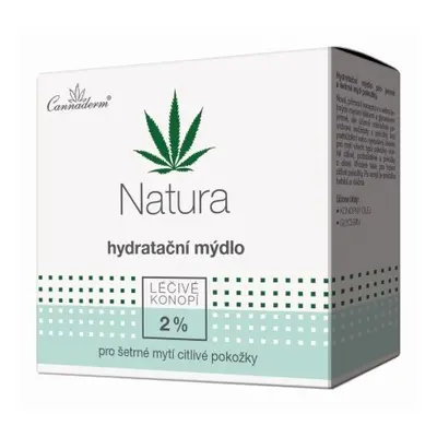 Cannaderm Natura hydratační mýdlo 100g