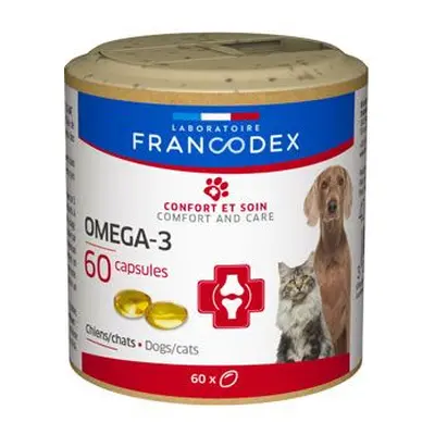 Francodex omega 3 pes kočka 60 tablet