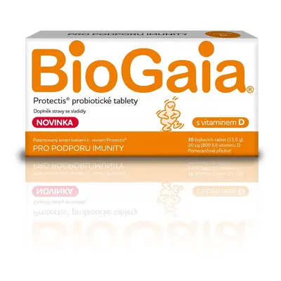 Biogaia Protectis S Vit.d 30 žvýkacích Tablet