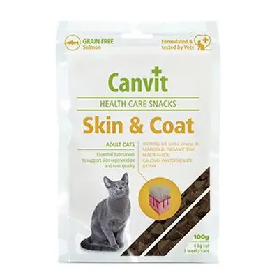 Canvit Snacks cat skin & coat 100g