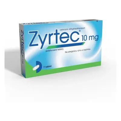 Zyrtec 10mg 7 tablet