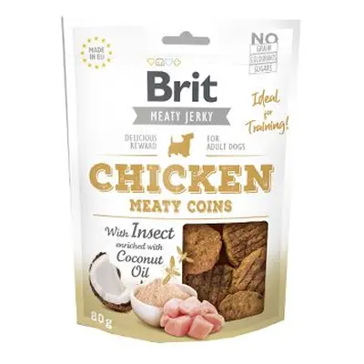 Brit Jerky Chicken With Insect Meaty Coins 80g