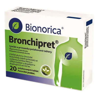 Bronchipret tymián a prvosenka 20 tablet