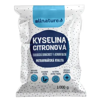 Allnature Kyselina citronová 1000 g