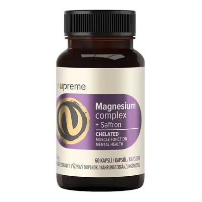 Nupreme Magnesium chelát + šafrán 60 kapslí