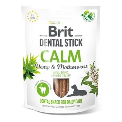 Brit Dog Dental Stick Calm Hemp&motherwort 7ks