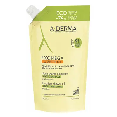 A-derma Exomega Control sprchový olej 500ml eco náplň