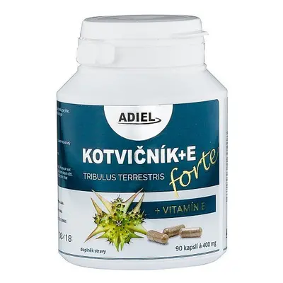 Adiel Kotvičník Zemní Forte S Vitamínem E Cps.90