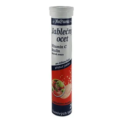 Medpharma Jablečný Ocet+vit.c+inulin Tbl.eff.20