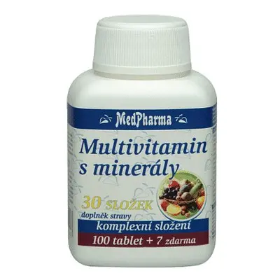 Medpharma Multivitamín S Minerály 30složek Tbl.107