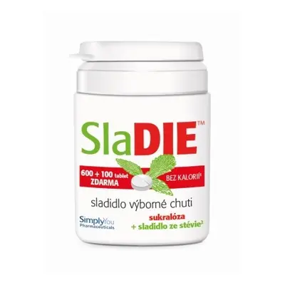 Sladie sladidlo 600 + 100 tablet zdarma