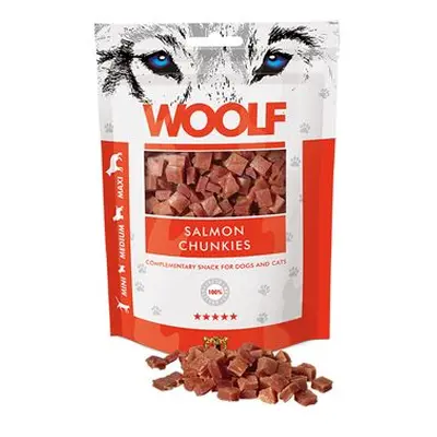 Woolf pochoutka salmon chunkies 100g