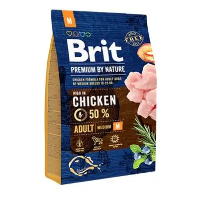 Brit Premium Dog By Nature Adult M 3kg