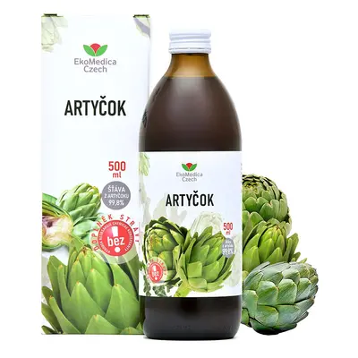 Artyčok šťáva Z Artyčoku 99% 500ml Ekomedica