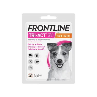 Frontline Tri-Act spot-on pro psy S 1 ml 1 pipeta