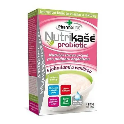 Nutrikaše Probiotic Jahoda A Vanilka 3x60g