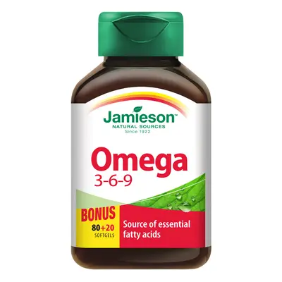 Jamieson Omega 3-6-9 1200mg Cps.100