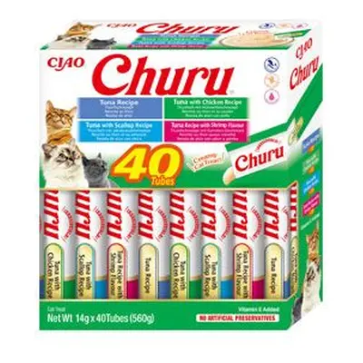 Churu Cat Box Tuna Seafood Variety 40x14g