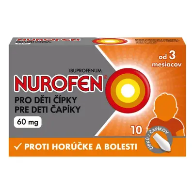 Nurofen Pro Děti 60mg 10 čípku