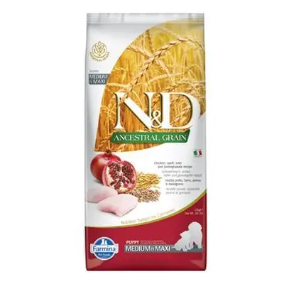 N&D LG Dog Puppy M/L Chicken & Pomegranate 2,5kg