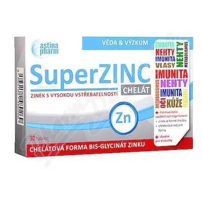 Astina Superzinc Chelát Tbl.30