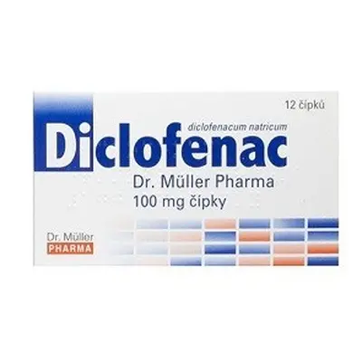 Diclofenac Dr. Müller Pharma 100mg čípek 12