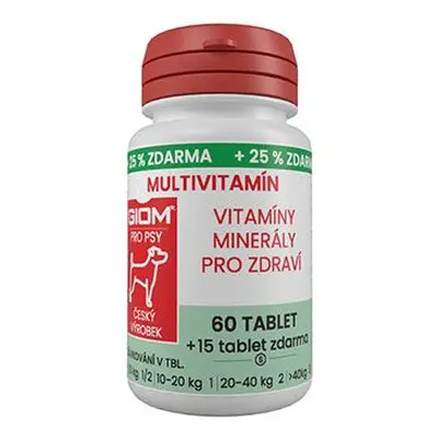 Giom S Pes Multivitamín 60 Tbl 25% Zdarma