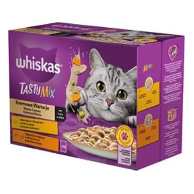 Whiskas Kapsa Tasty Mix Creamy Creat. 12x85g