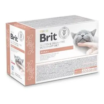 Brit Vd Cat Pouch Fillets In Gravy Renal 12x85g