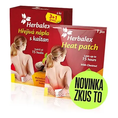 Herbalex Hřejivá Náplast S Kaštanem 1ks