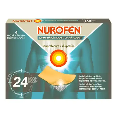 Nurofen 200mg léčivé náplasti 4ks