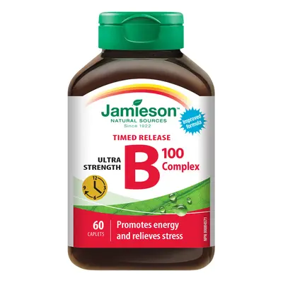 Jamieson B-komplex 100mg S Postupným Uvolň.tbl.60