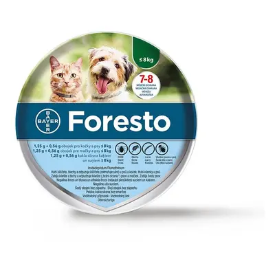 Foresto 1.25g+0.56g obojek kočky a psy do 8kg 38cm