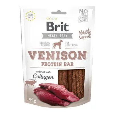 Brit Jerky Venison Protein Bar 80g