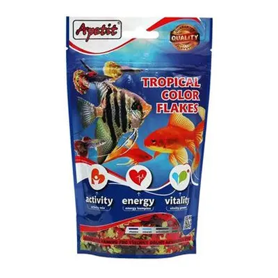 Krmivo pro ryby Apetit Tropical Color Flakes 50g