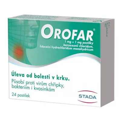 Orofar 1mg/1mg pastilka 24