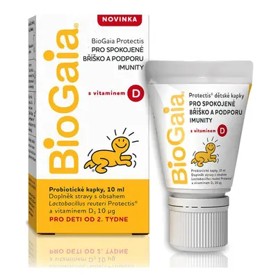 Biogaia Protectis Probio.kapky S Vitamínem D 10ml