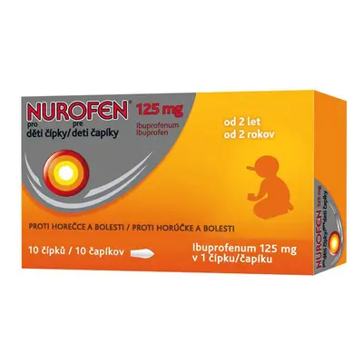 Nurofen Pro Děti 125mg 10 čípku