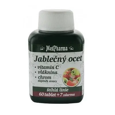 Medpharma Jablečný Ocet+vlák.+vit.c+chrom Tbl.67