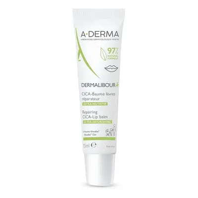 A-derma Dermalibour+ Cica Balzám Na Rty 15ml